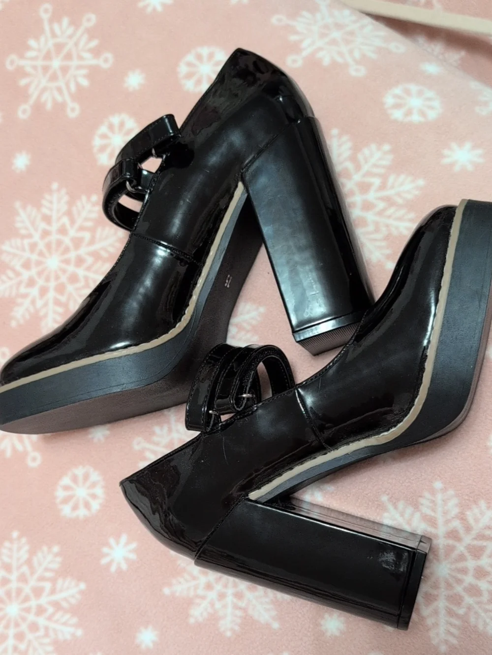 Steve Madden Twice Platform Mary Janes 7.5